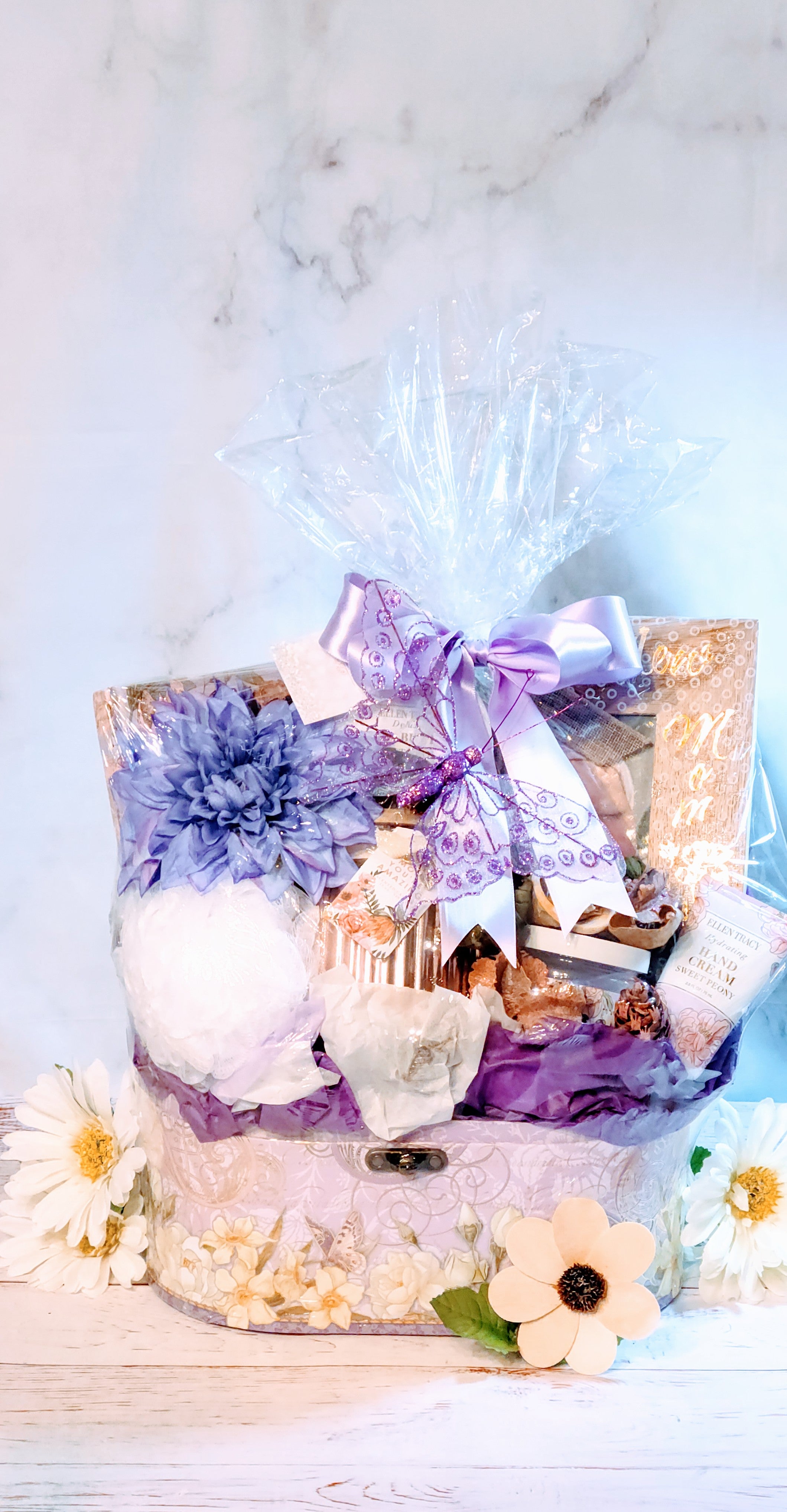 New Mommy Survival Kit Gift Basket DIY Lavender